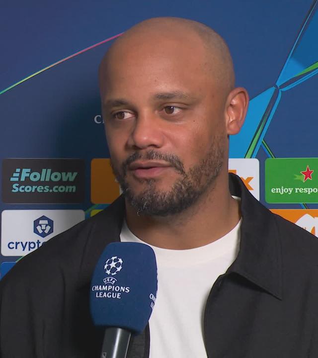 Bayern-Trainer Vincent Kompany im ZDF-Interview