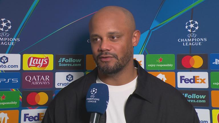 Bayern-Trainer Vincent Kompany im ZDF-Interview