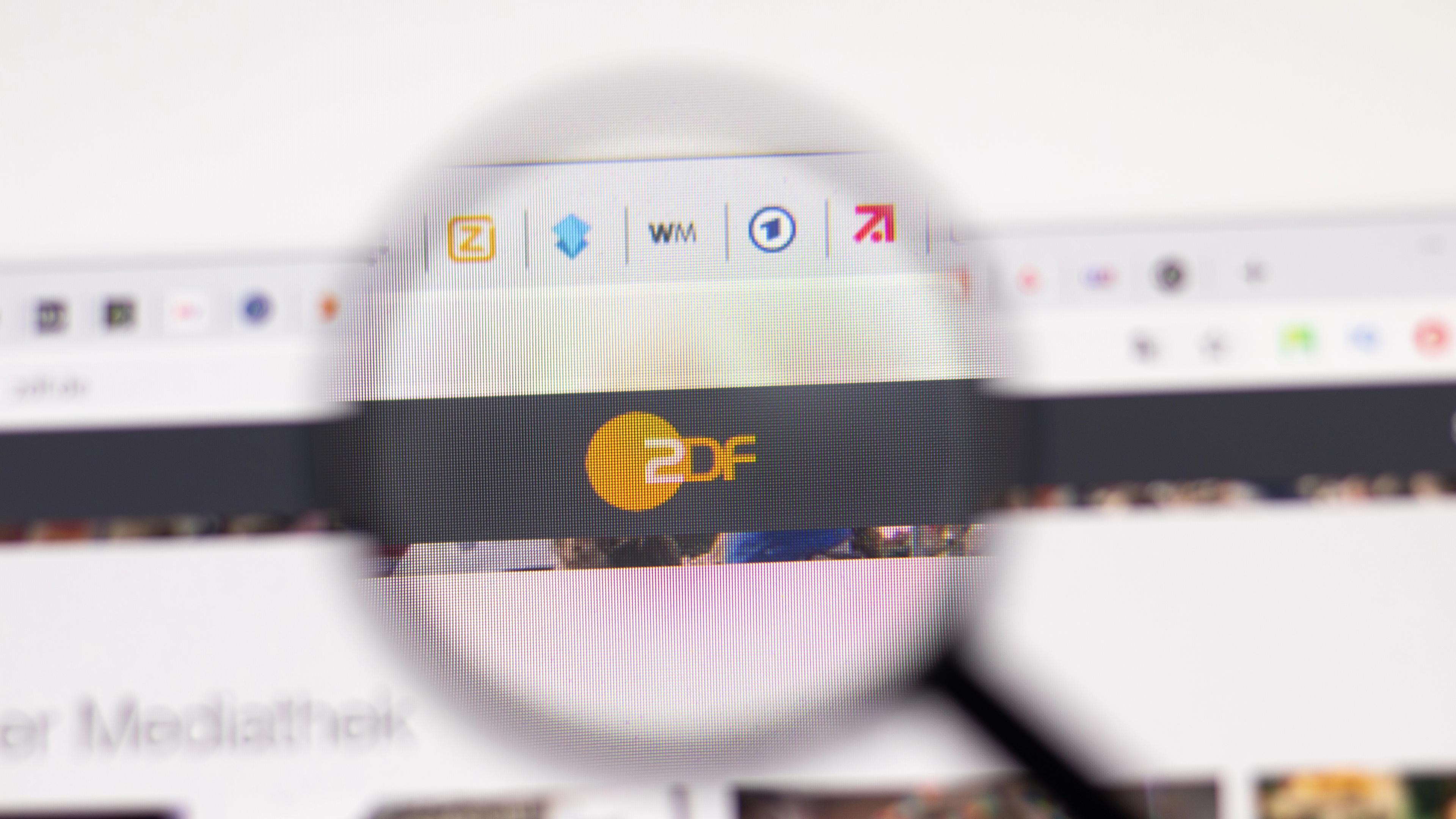 ZDF, Webseite, Logo
