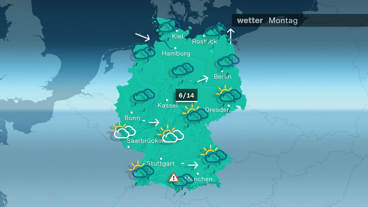 Wetter für Montag, 11.12.2023