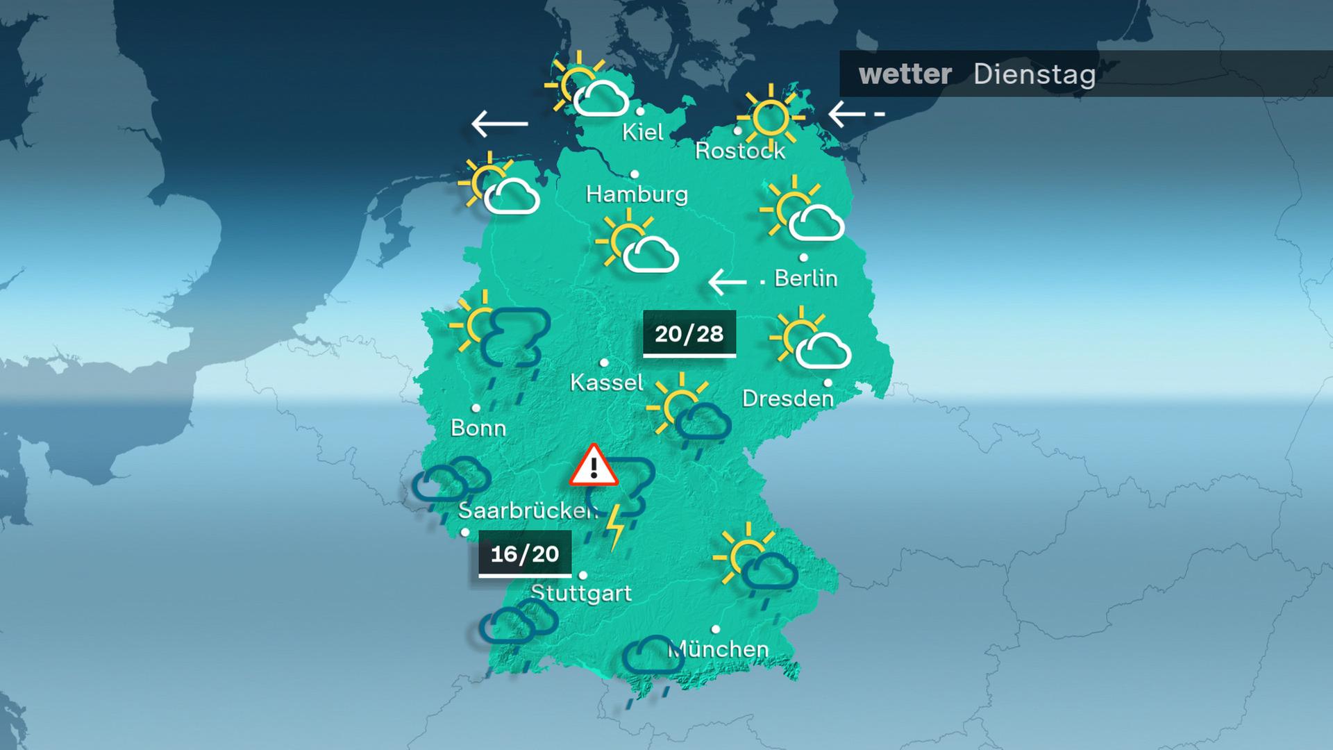 Wettervorhersage vom 21.05.2024