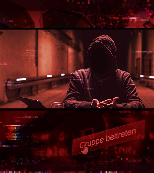 Collage der Opfer im Stil