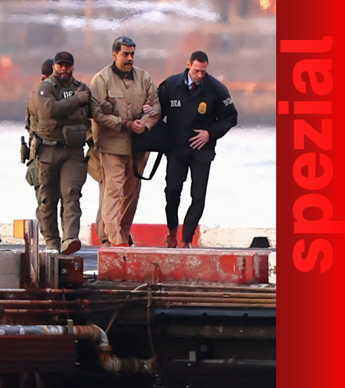 Nicolás Maduro wurde von einem US-Spezialeinsatzkommando in Caracas festgenommen und nach New York gebracht