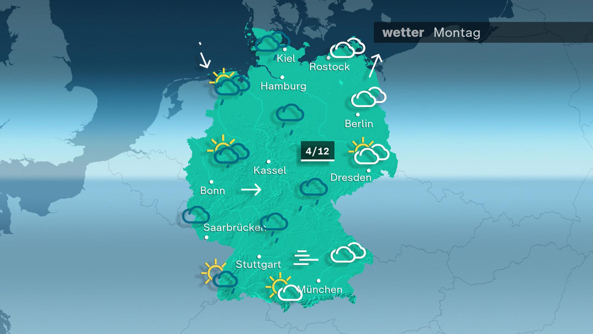 ZDFWetter von Montag, den 11.11.2024