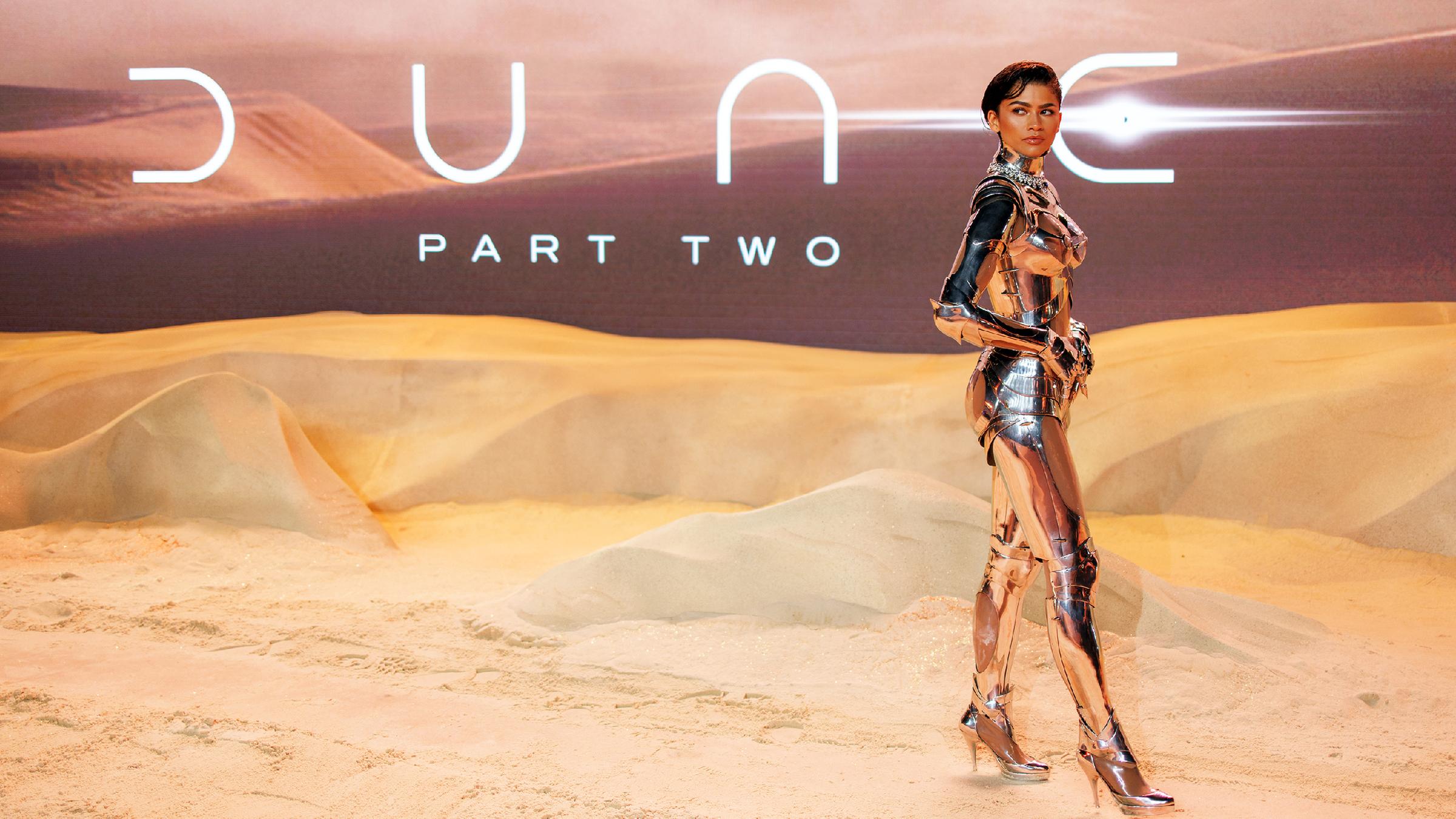 Schauspielerin Zendaya bei der Premiere von "Dune 2" in London