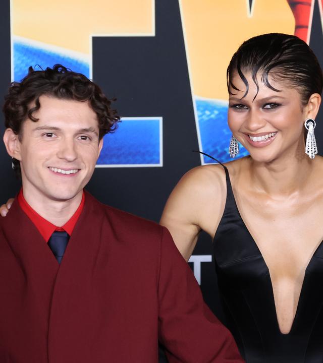 Zendaya neben Tom Holland auf der Premiere von 