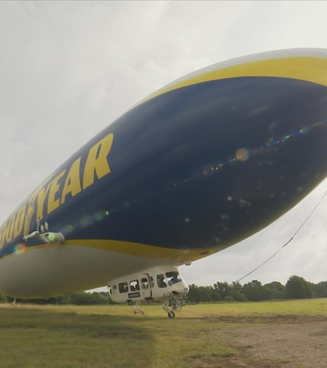 ein großer Zeppelin