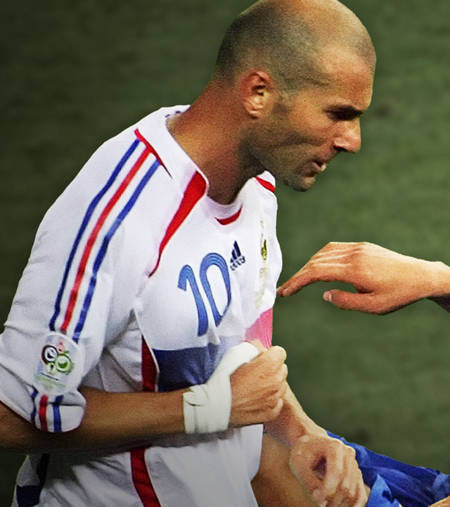Fußball: Zinedine Zidane und Marco Materazzi.