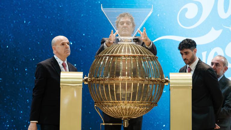 Ziehung der Weihnachtslotterie, genannt „El Gordo“