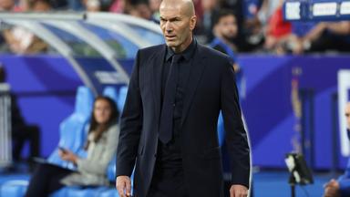 Cheftrainer der französischen Nationalmannschaft Zinedine Zidane während dem Nations-League-Spiel gegen Belgien am 04.10.2026.