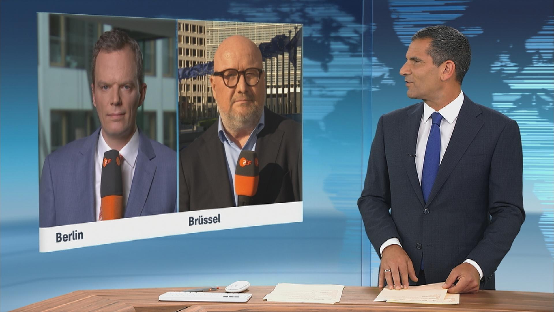 Wie stark trifft uns der Zoll-Deal? Schafft Brüssel es, den Kompromiss als Erfolg zu verkaufen? ZDF Wirtschaftsexperte Florian Neuhann und ZDF-Korrespondent Ulf Röller berichten.
