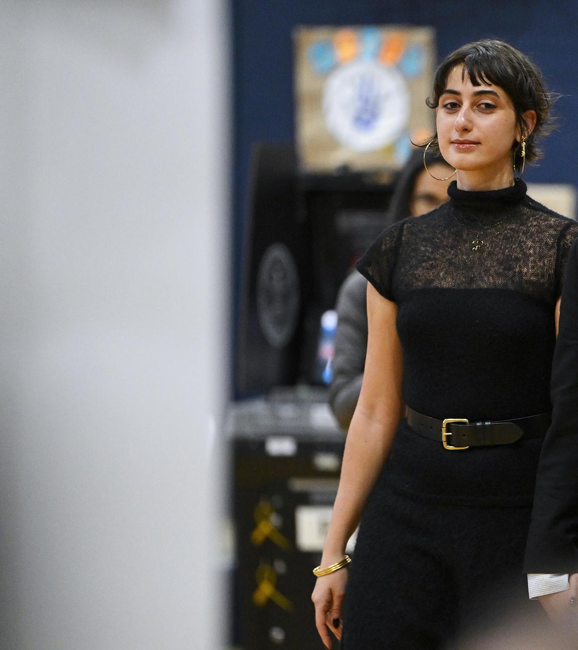 Zohran Mamdani und seine Frau auf dem Weg zur Wahl in New York am 04.11.2025