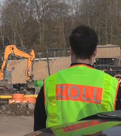 Zollkontrolle auf Baustellen wegen bundesweiter Verstöße