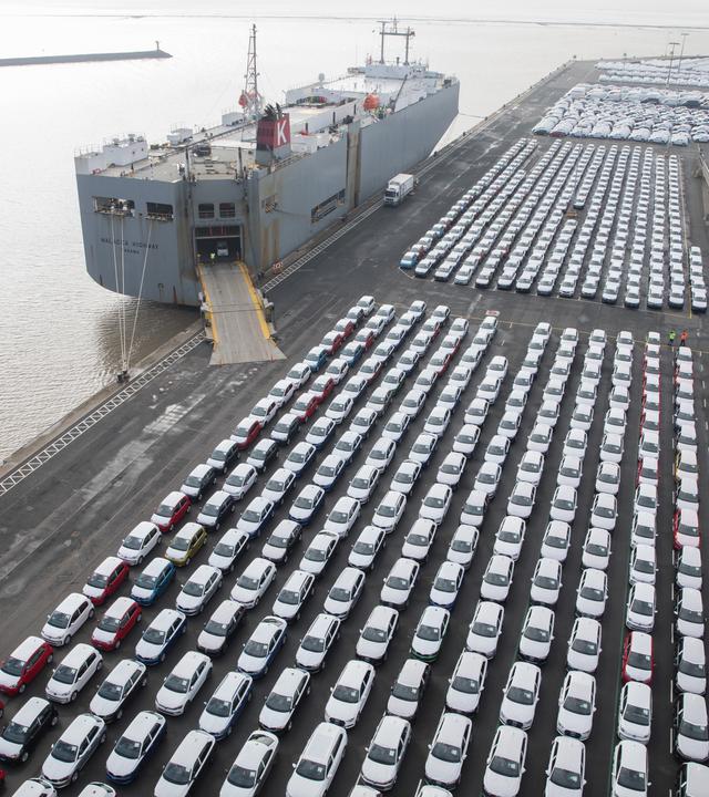 Export deutscher Autos
