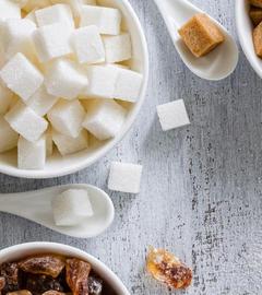 verschiedene Zuckerwürfel