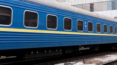 Russische Drohne trifft ukrainischen Zug nach Polen