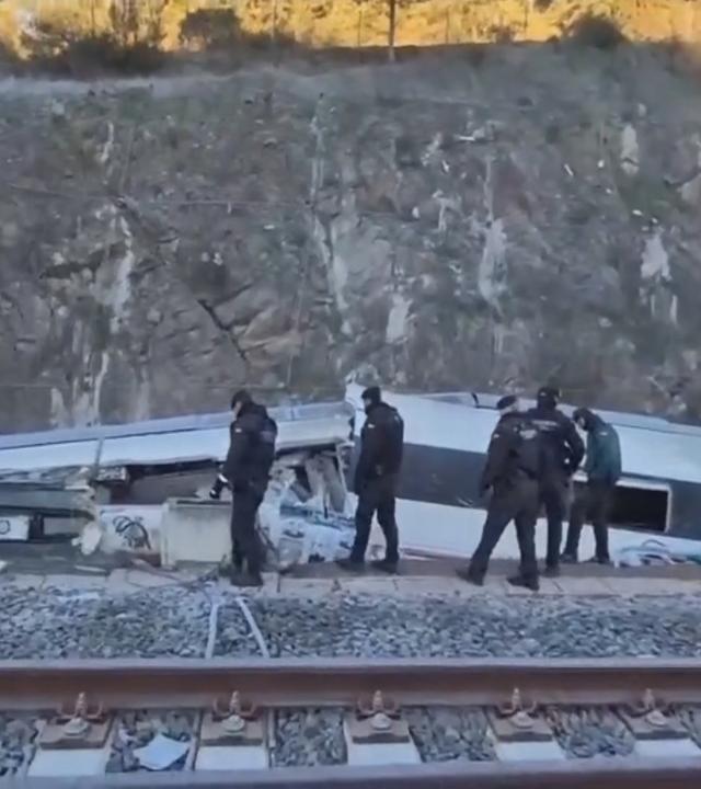 Zugunglück in Spanien