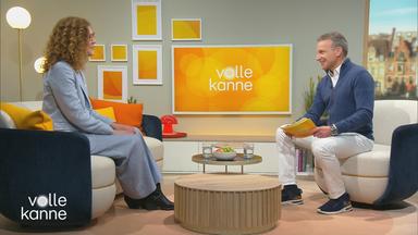 Dr. Lilian Schwalb, Geschäftsführerin des BBE im Gespräch mit Carsten Rüger bei "Volle Kanne".
