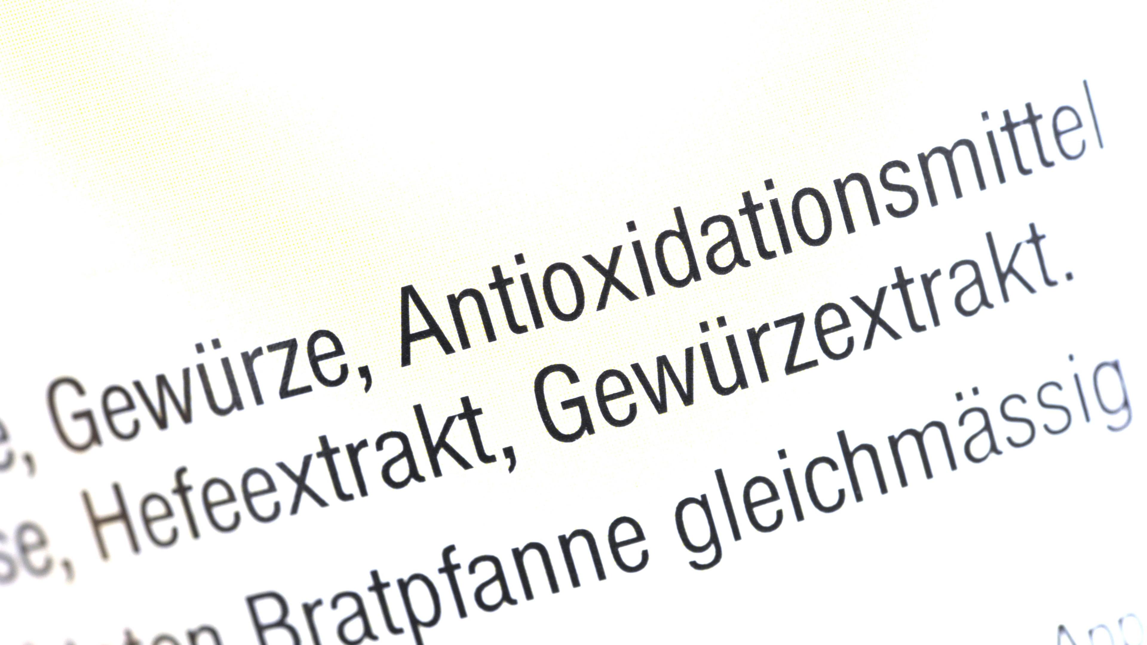 Zutatenliste