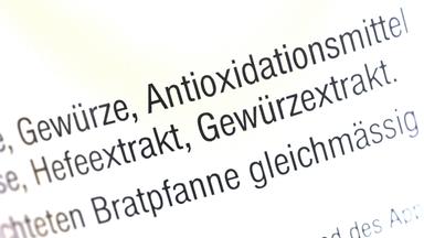 Zutatenliste