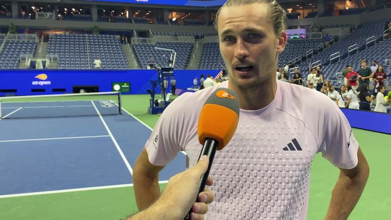 Alexander Zverev im ZDF-Interview