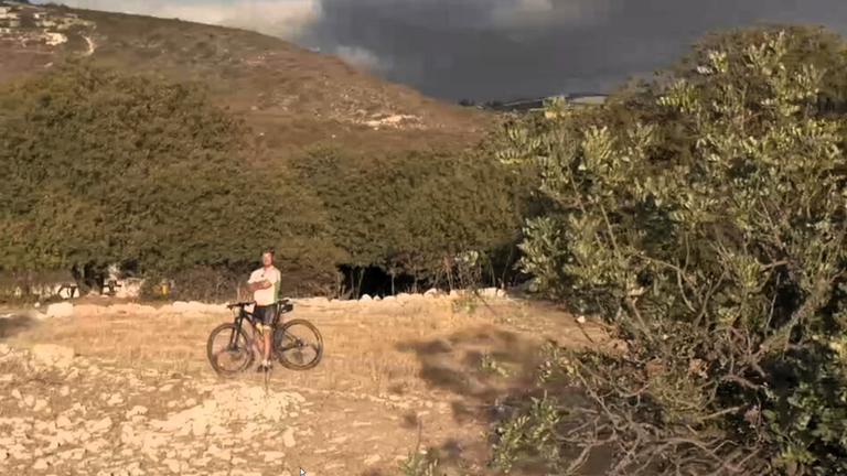 Radsportler Matthias auf Zypern